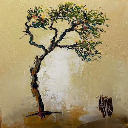 Painting Petit vent by Raffin Christian | Painting Figurative Acrylic, Oil Nature, Pop icons