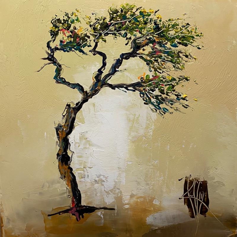 Gemälde Petit vent von Raffin Christian | Gemälde Figurativ Natur Öl Acryl