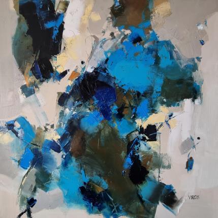 Painting On one occasion by Virgis | Painting Abstract Oil Minimalist