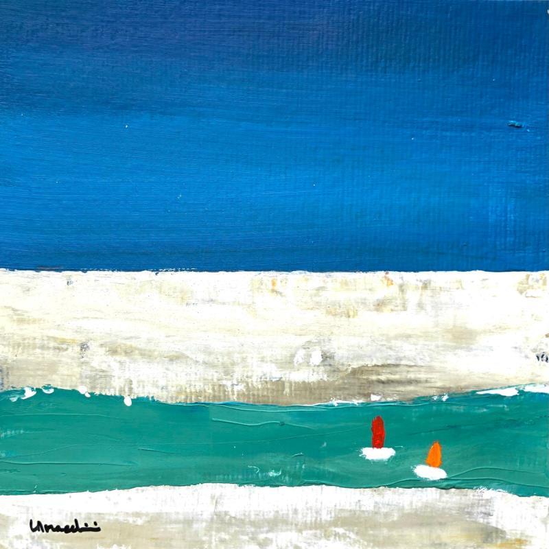 Pintura M564 por Moracchini Laurence | Pintura Figurativo Marine Acrílico