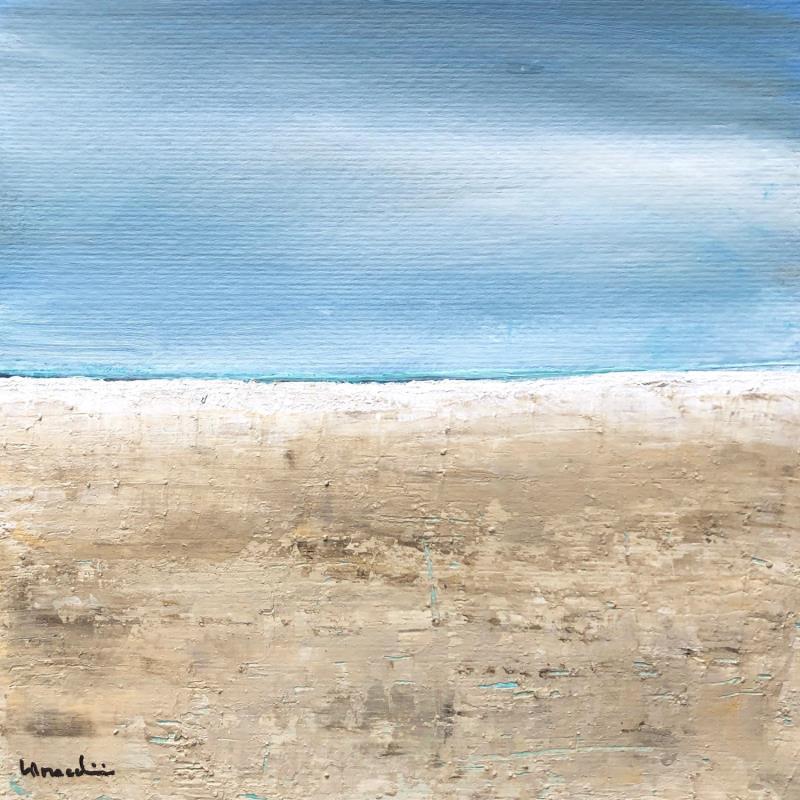 Peinture D426 par Moracchini Laurence | Tableau Abstrait Marine Acrylique