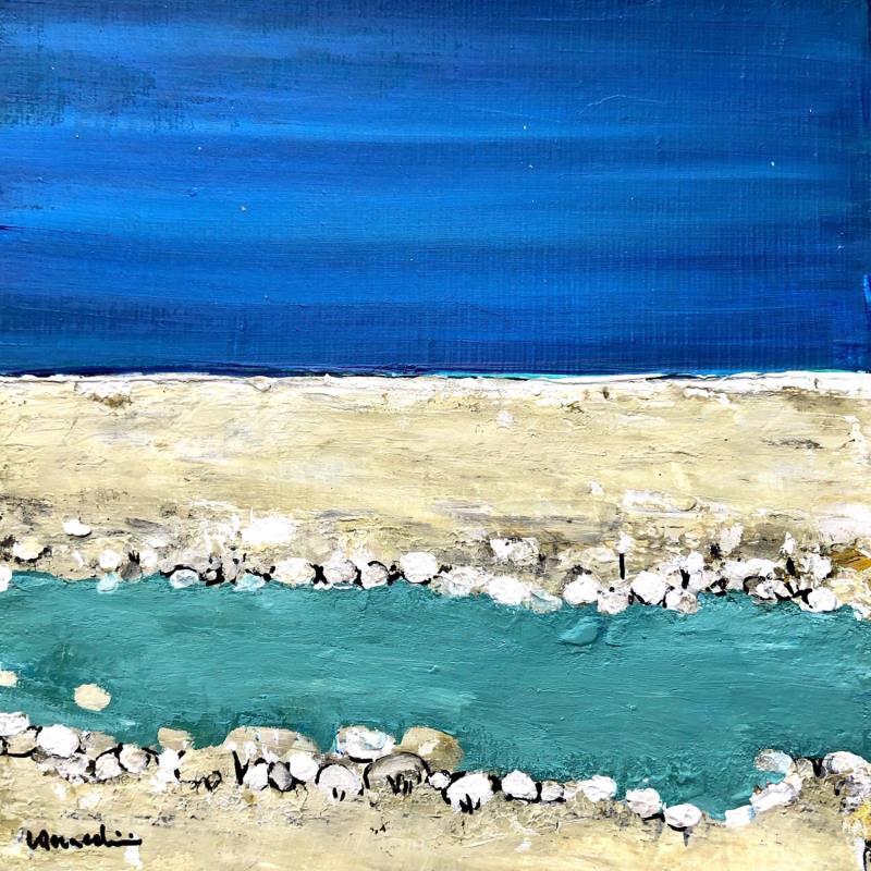 Gemälde D428 von Moracchini Laurence | Gemälde Figurativ Marine Acryl