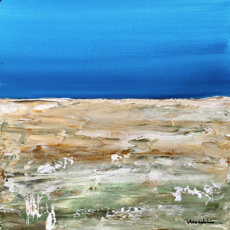 Peinture D429 par Moracchini Laurence | Tableau Abstrait Marine Acrylique