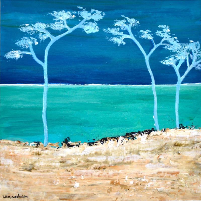 Painting V444 by Moracchini Laurence | Painting Figurative Nature Acrylic