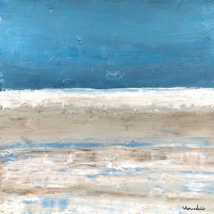 Painting V455 by Moracchini Laurence | Painting Abstract Acrylic Marine