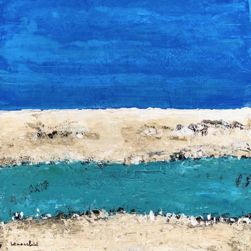 Painting V456 by Moracchini Laurence | Painting Figurative Marine Acrylic