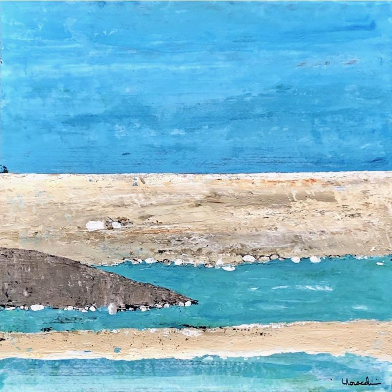 Gemälde T421 von Moracchini Laurence | Gemälde Figurativ Marine Acryl