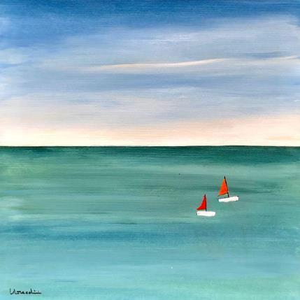 Peinture T426 par Moracchini Laurence | Tableau Figuratif Acrylique Marine