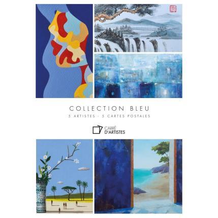 Sculpture Carte Postale - Collection Bleue par Carré d'artistes - Goodies | Sculpture