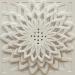 Painting snowflake 2  by Ryder Susan | Painting Subject matter Nature Minimalist Gluing