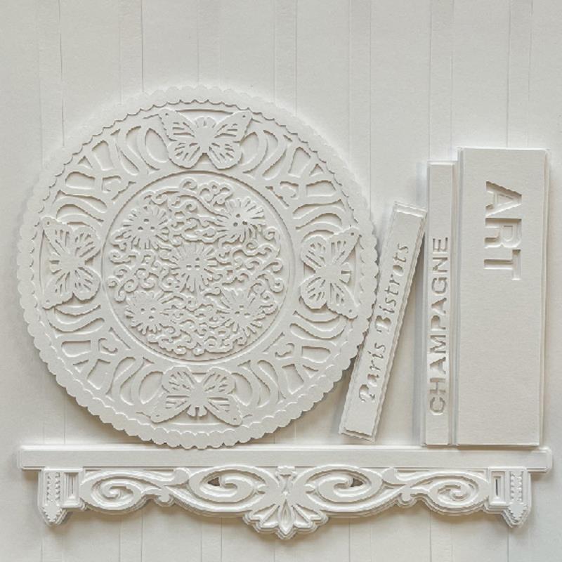 Painting plate on a shelf by Ryder Susan | Painting Subject matter Still-life Gluing Paper