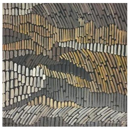 Pintura Steppe de Nuit por Dmitrieva Daria | Pintura Abstracto Aceite, Acrílico Naturaleza, Paisajes