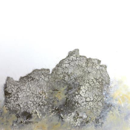 Peinture Brumes matinales par Gaussen Sylvie | Tableau Abstrait Huile Nature, Paysages