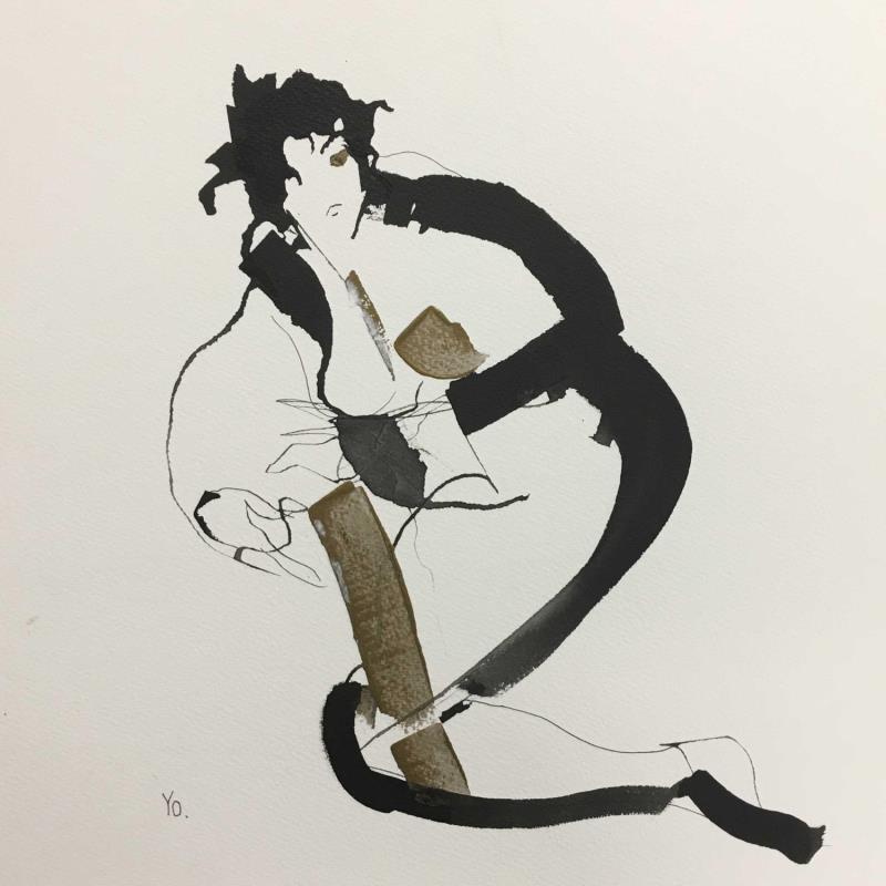 Peinture Reviens moi par YO | Tableau Figuratif Nu Encre