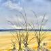 Gemälde La dune von Guillet Jerome | Gemälde Figurativ Landschaften Marine Öl