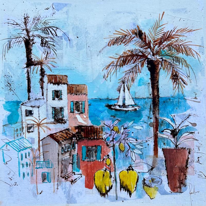 Peinture échappées belles par Colombo Cécile | Tableau Figuratif Paysages Scènes de vie Acrylique Pastel