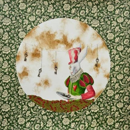 Painting Di quale chiave parliamo ? by Nai | Painting Naive art Acrylic Life style