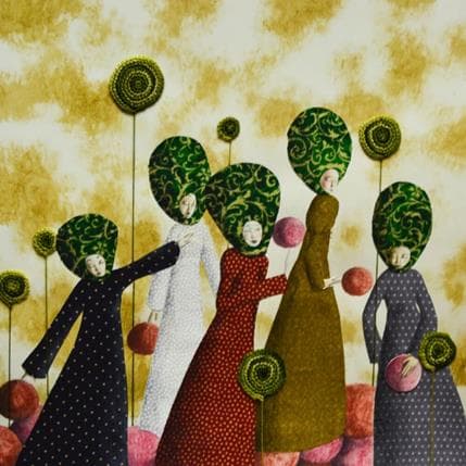 Painting Coltivare la speranza by Nai | Painting Surrealism