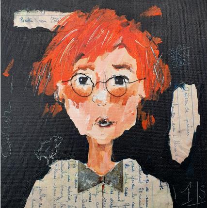 Painting Isidore by Soizeau Françoise | Painting Figurative Acrylic Portrait