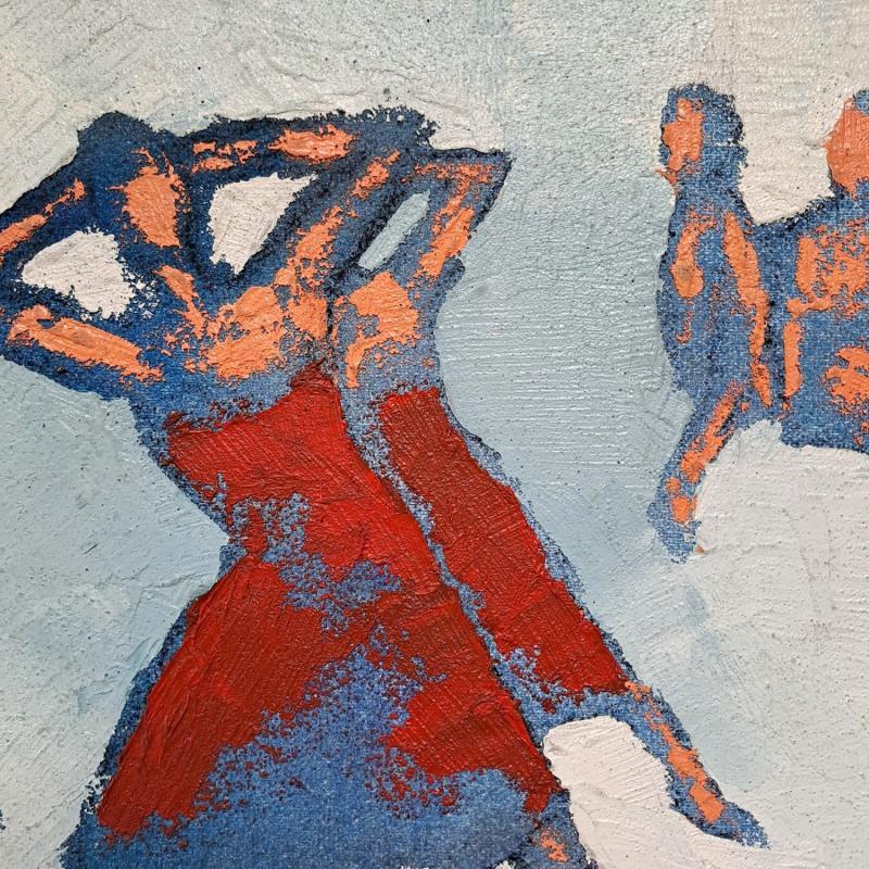 Peinture Elles par Malfreyt Corinne | Tableau Figuratif Scènes de vie Nu Huile