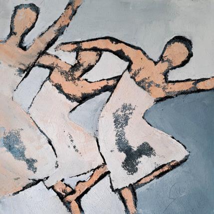 Painting Extase blanche by Malfreyt Corinne | Painting Figurative Oil Life style, Nude