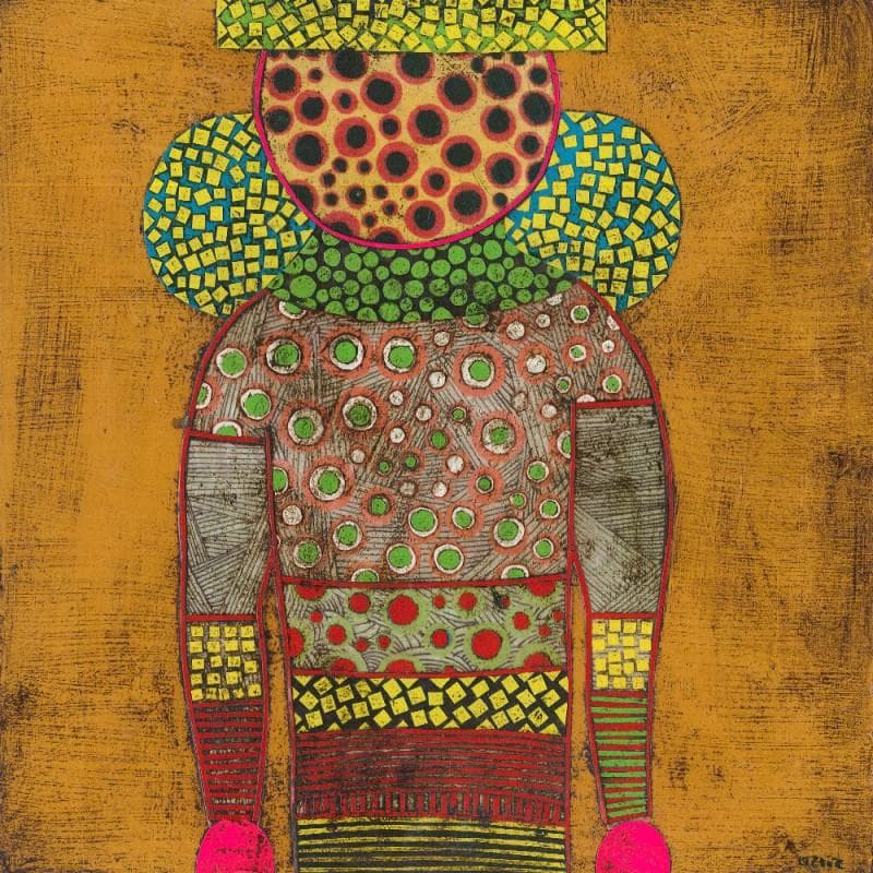 Painting Faceless ona n°1 by Ortiz Gustavo | Painting Raw art Portrait