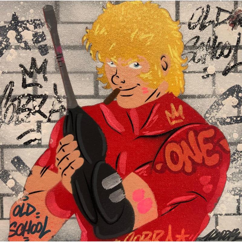 Pintura Cobra por Lemoine Mael | Pintura Pop art Iconos pop Graffiti Posca