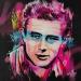 Peinture James Dean par Sufyr | Tableau Street Art Icones Pop Graffiti Acrylique
