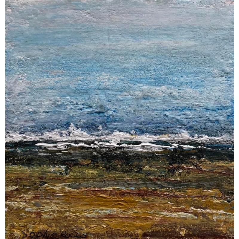 Peinture Sable Roux par Rocco Sophie | Tableau Art Singulier Nature Acrylique