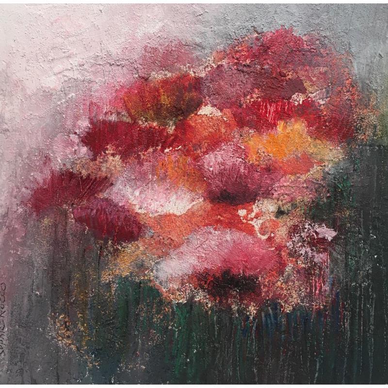 Painting Jardin de bagatelle by Rocco Sophie | Painting Raw art Still-life Acrylic