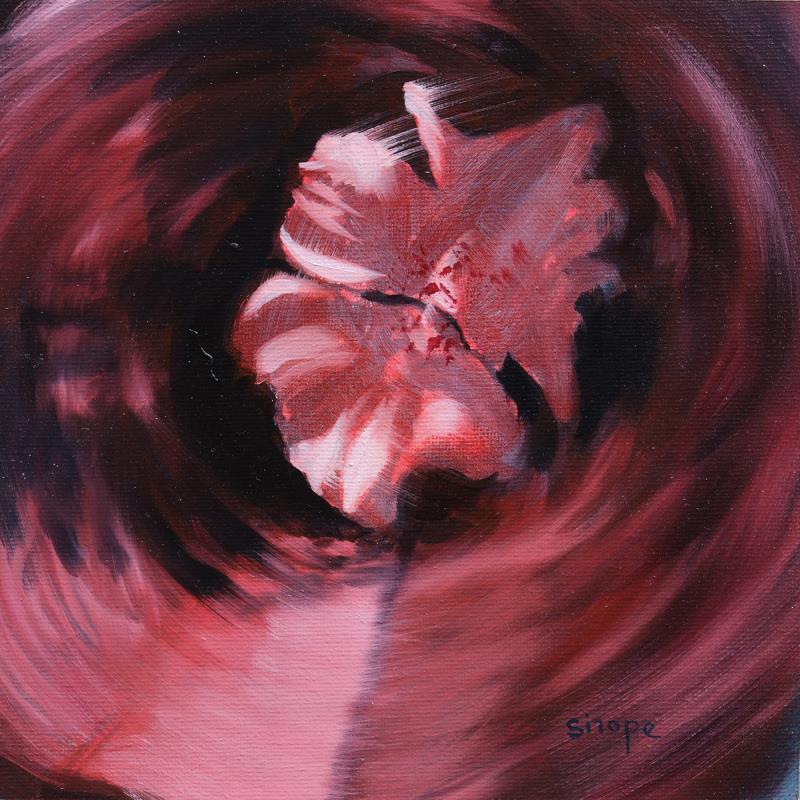 Painting Parfum carmin by Sirope Rémy | Painting Figurative Nature Still-life Oil