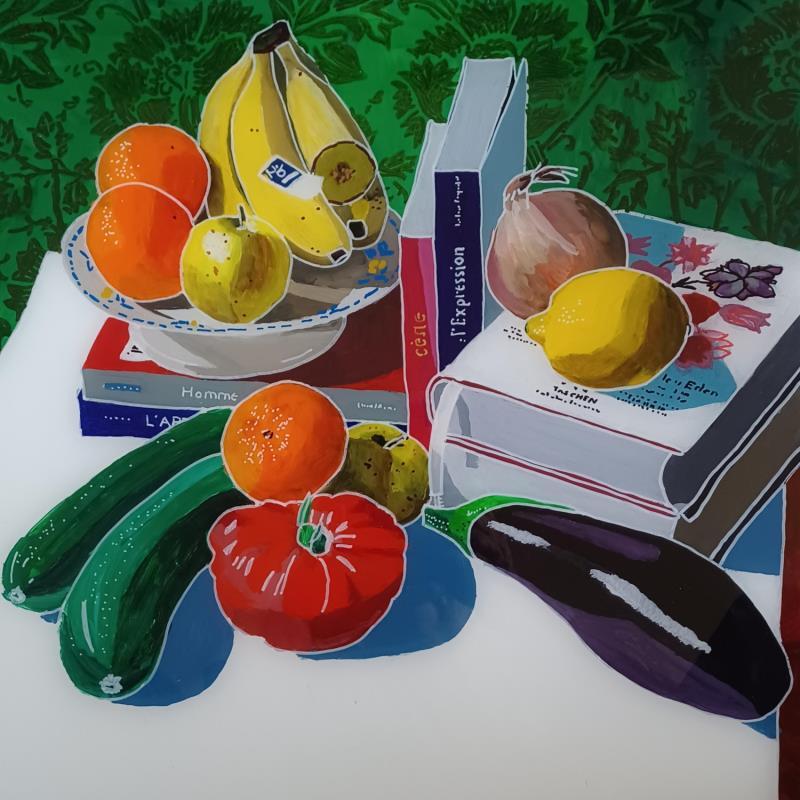 Pintura Cuisine ou salon por Auriol Philippe | Pintura Figurativo Naturalezas muertas Plexiglás Acrílico Posca