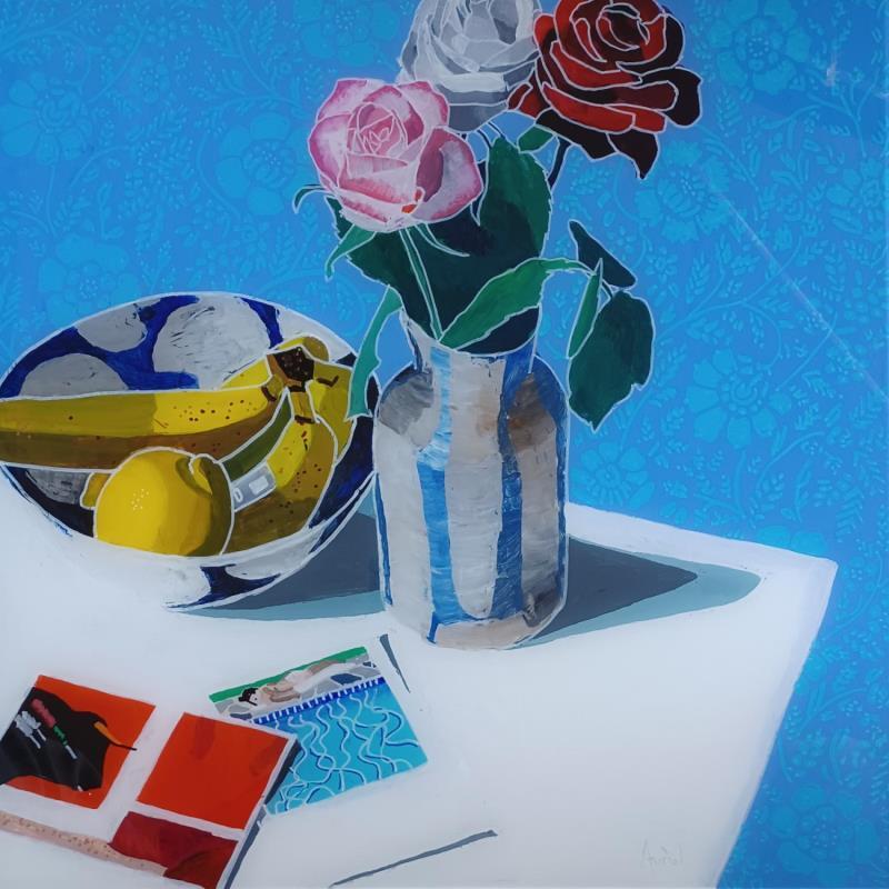 Peinture David à la piscine d'Arles par Auriol Philippe | Tableau Figuratif Natures mortes Plexiglas Acrylique