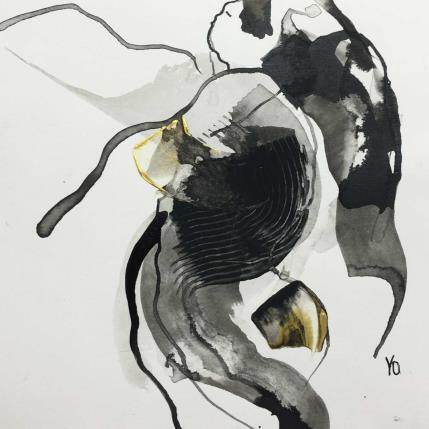 Painting pour avancer by YO | Painting Figurative Ink Nude