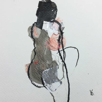 Painting penser a l'après by YO | Painting Figurative Ink Nude
