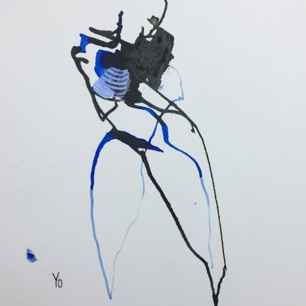 Painting pour que tu me reviennes by YO | Painting Figurative Ink Nude, Pop icons