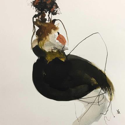 Painting Un joli moment by YO | Painting Figurative Ink Nude