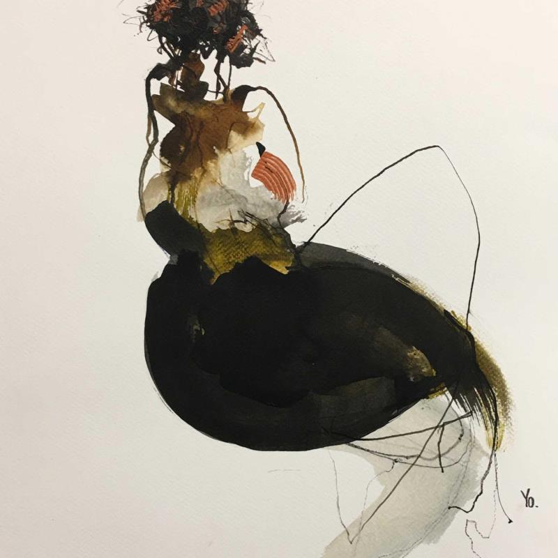 Painting Un joli moment by YO | Painting Figurative Nude Ink