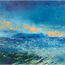 Peinture Les herbes sauvages par Levesque Emmanuelle | Tableau Figuratif Huile Marine, Paysages