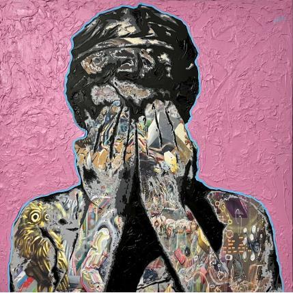 Painting 11H26 by André Raphaël | Painting Pop-art Acrylic Portrait