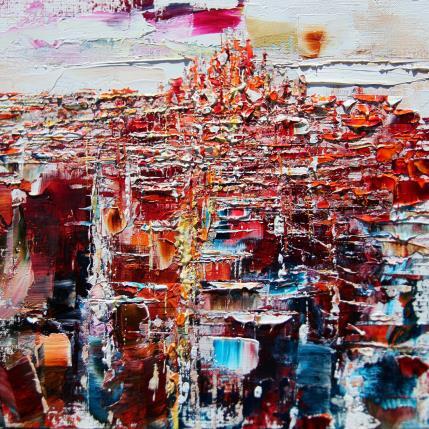 Peinture New York City #1 par Reymond Pierre | Tableau Figuratif Huile Urbain