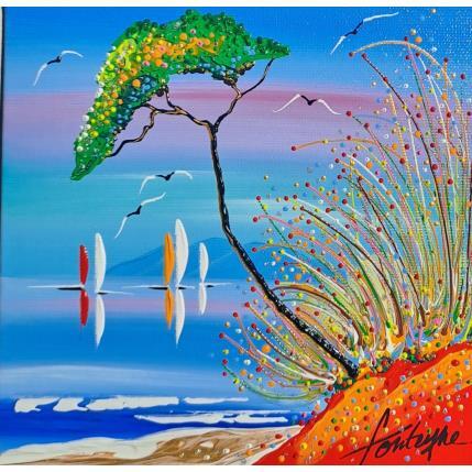 Peinture Je te rêve ici par Fonteyne David | Tableau Figuratif