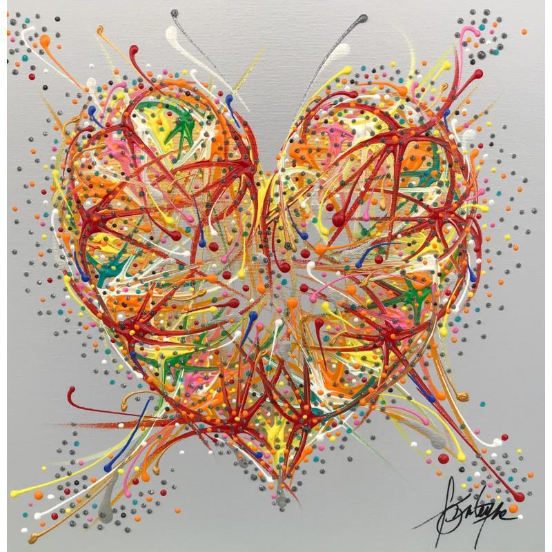 Painting La tendresse au Touquet by Fonteyne David | Painting Abstract Acrylic