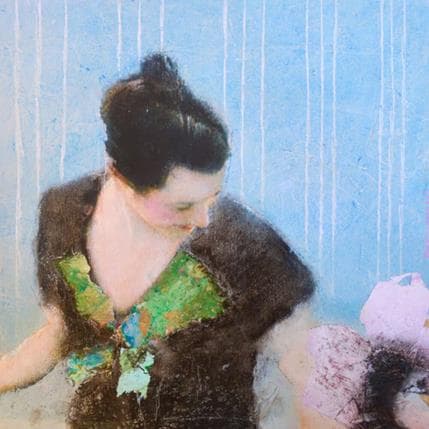 Peinture Flowers par Anton | Tableau Figuratif Acrylique scènes de vie