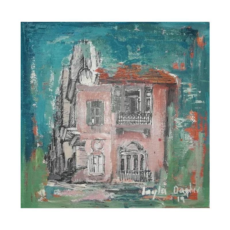 Painting Mar mikhael by Dagher Leyla | Painting Figurative Acrylic