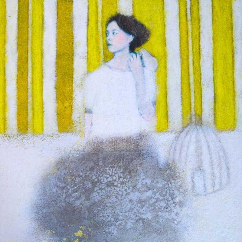 Peinture Tu es ou ? par Anton | Tableau Figuratif Scènes de vie Acrylique