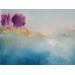 Painting Arbres violet 3 by Chebrou de Lespinats Nadine | Painting Abstract Landscapes Oil