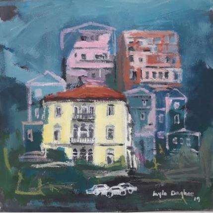 Painting Ain Mreisse by Dagher Leyla | Painting Figurative Acrylic Pop icons