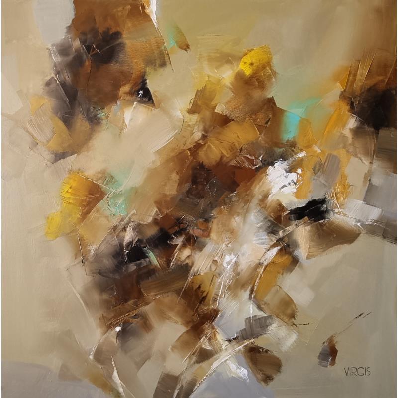 Gemälde The passage of time von Virgis | Gemälde Abstrakt Minimalistisch Öl