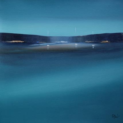 Painting Instant d'émotion 50 by Roussel Marie-Ange et Fanny | Painting Figurative Oil Marine